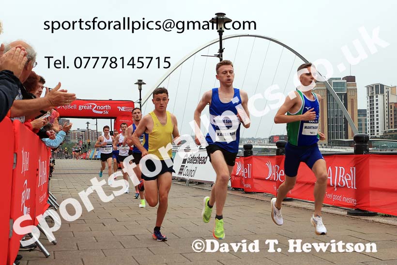 Mens 2024 UK Athletics 5k Road Champs., Newcastle/Gateshead Quayside.  Photo: David T. Hewitson/Sports for All Pics